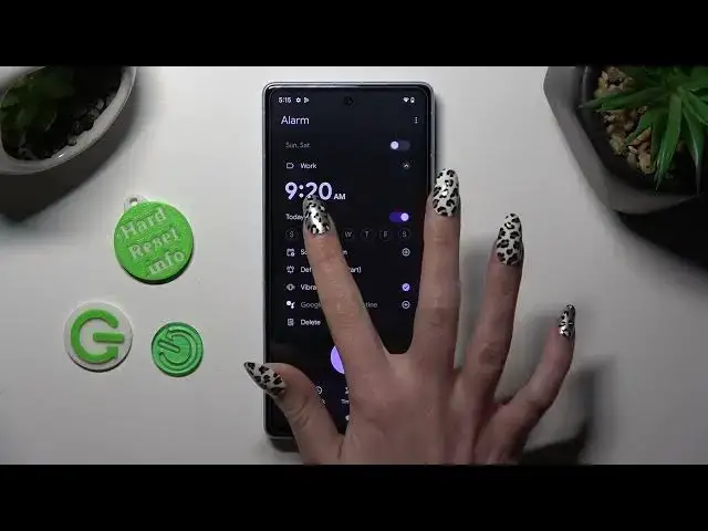 'Video thumbnail for How to Enable the Alarm Clock on GOOGLE Pixel 7a - Set an Alarm'