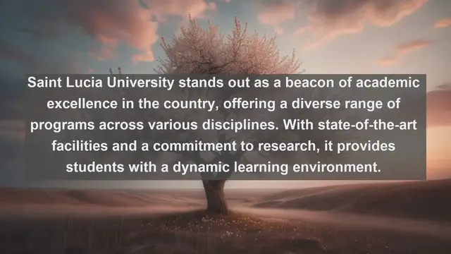 Video thumbnail for Unveiling Saint Lucia's Academic Excellence: Top 10 Universities Ranked