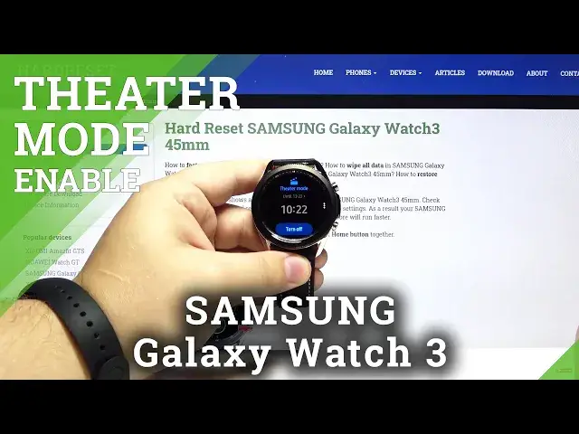 'Video thumbnail for How to Activate Theater Mode in SAMSUNG Galaxy Watch 3 – Dark Screen & Mute Sounds'