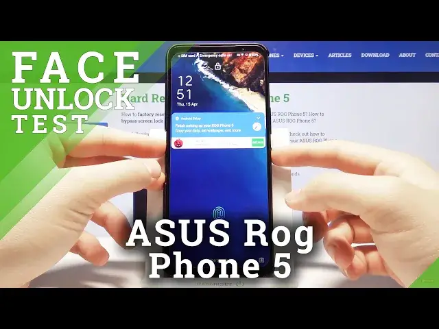 'Video thumbnail for Face Unlock Test on ASUS ROG Phone 5 – Facial Recognition'