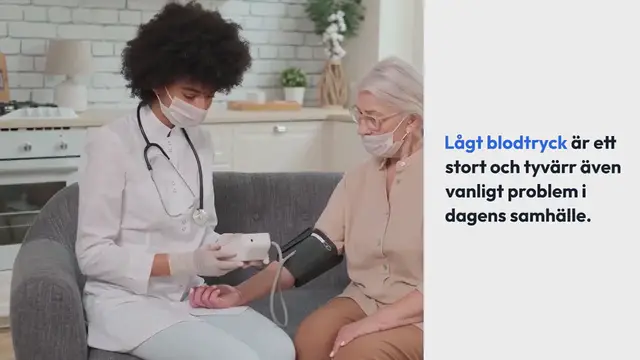 Video thumbnail for Lågt blodtryck – orsaker, symtom och behandling