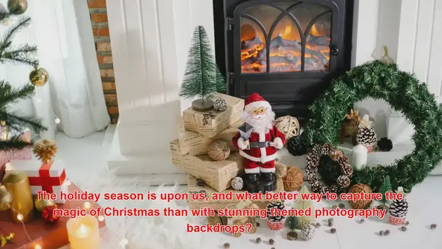Video thumbnail for How Do People Celebrate Christmas With Themed Photography Backdrops?