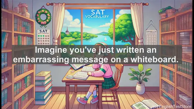 Video thumbnail for 5000 Must Know SAT Vocabulary - Efface: The Art of Erasing Without a Trace