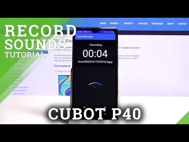 Video thumbnail for How to Record Sounds on CUBOT P40 – Use Sound Recorder