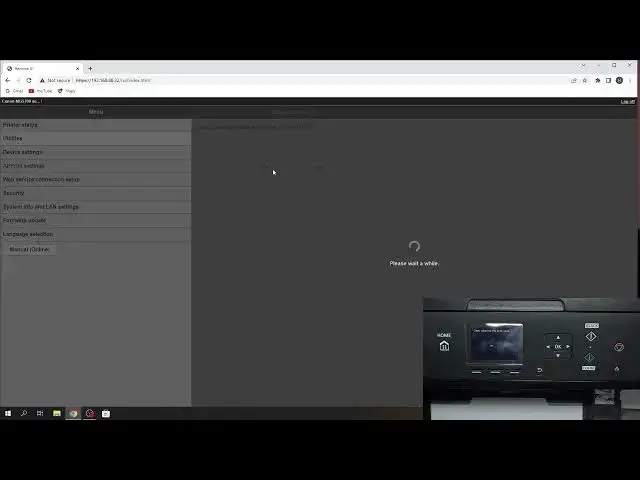 'Video thumbnail for Canon MG5700 series   How to prepare DEEP CLEAN via EWS'