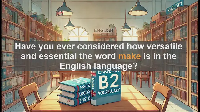 Video thumbnail for 1500 Must Know CEFR B2 Vocabulary - Mastering the Verb 'Make': Essential for B2 English Proficiency