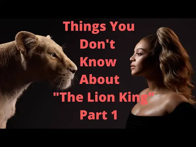 Video thumbnail for Things You Don't Know About The Lion King Part 1