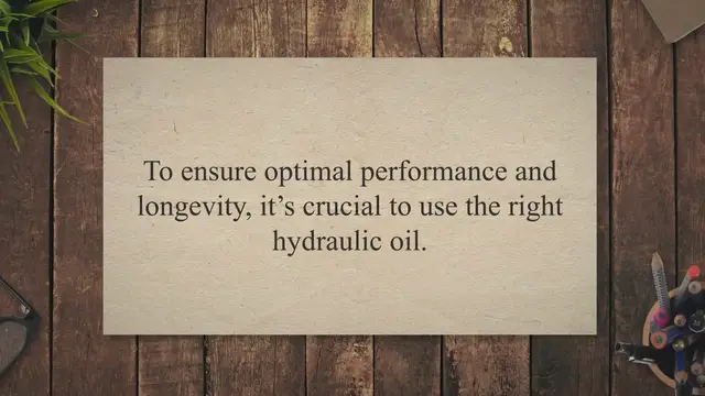 Video thumbnail for Can You Mix Different Grades Of Hydraulic Oil?