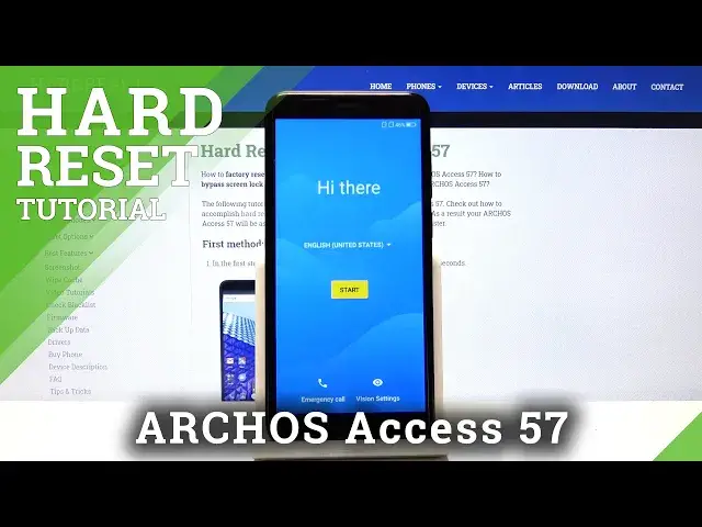 Video thumbnail for How to Hard Reset ARCHOS Access 57 - Bypass Screen Lock by Recovery Mode | Delete Data