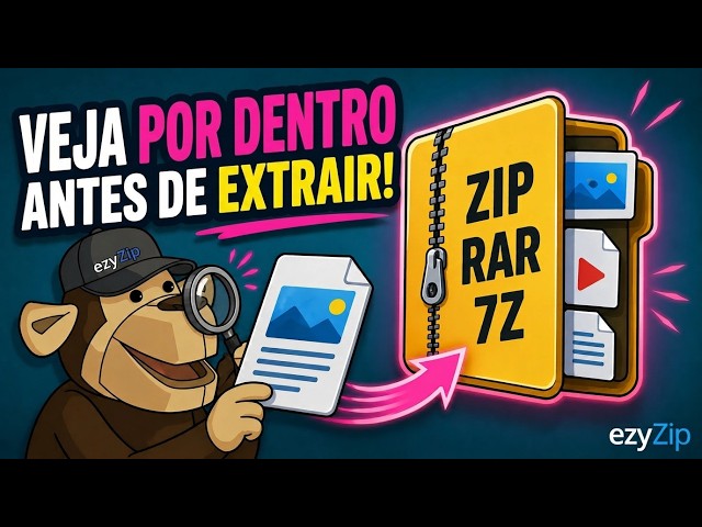 Video thumbnail for 📦 Pré-visualizar Ficheiros Dentro De ZIP, RAR E 7z SEM Extrair