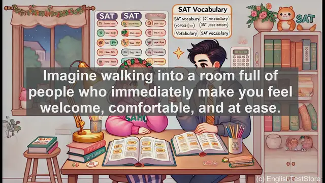 Video thumbnail for 5000 Must Know SAT Vocabulary - SAT Vocabulary: Understanding 'Congenial'