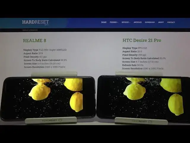 Video thumbnail for REALME 8 vs HTC Desire 21 Pro Display Comparison | Screen Comparison Test