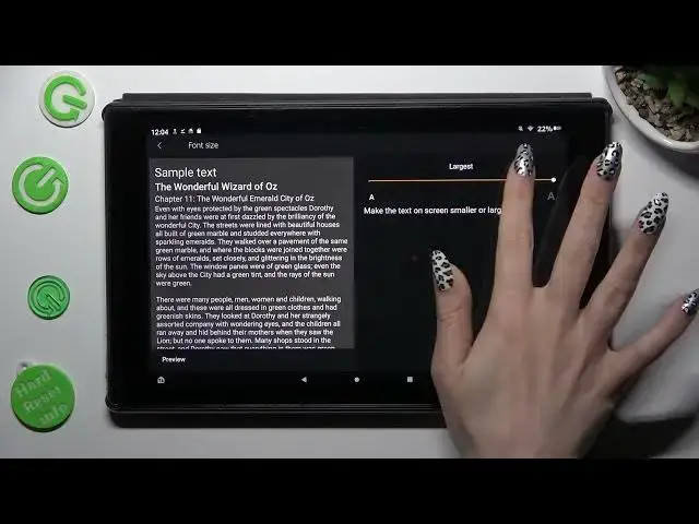 Video thumbnail for How to Change Font Size on Amazon Fire HD 10?