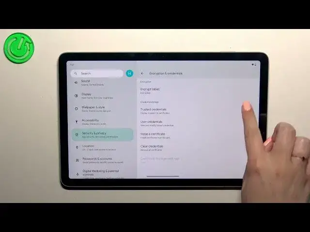 Video thumbnail for How to Clear Credentials on GOOGLE Pixel Tab?