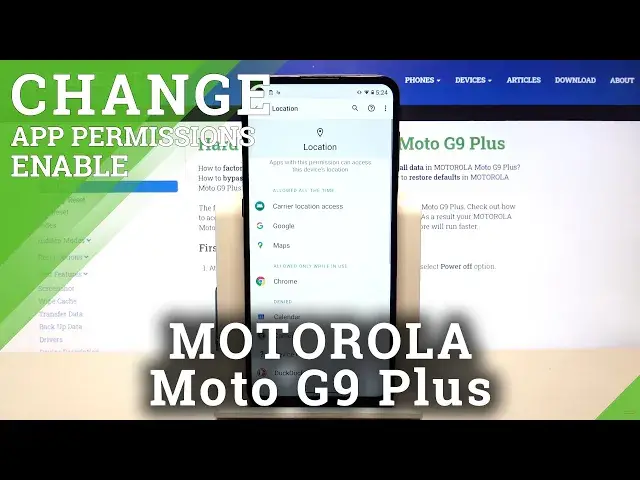 Video thumbnail for Application Settings in MOTOROLA Moto G9 Plus - Apps Permissions