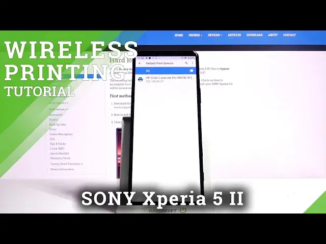 'Video thumbnail for How to Connect Printer with Sony Xperia 5 II – Wireless Printing'