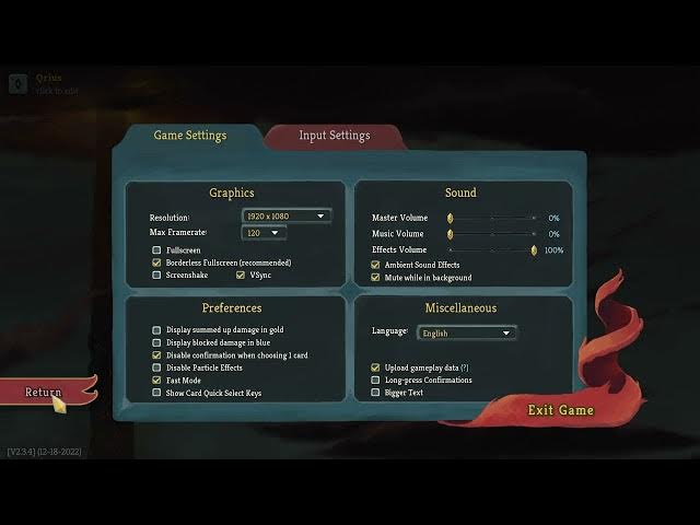 Video thumbnail for Slay The Spire – How to change effects volume