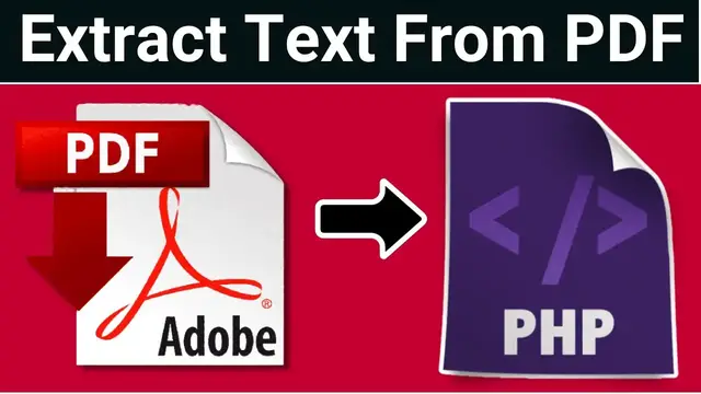 Video thumbnail for PHP Script to Extract Text From PDF Document in Textarea and Download it as Text File in Browser
