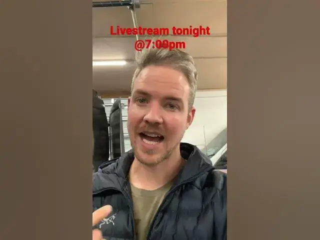 Video thumbnail for Live stream tonight at 7:00 PM EST￼