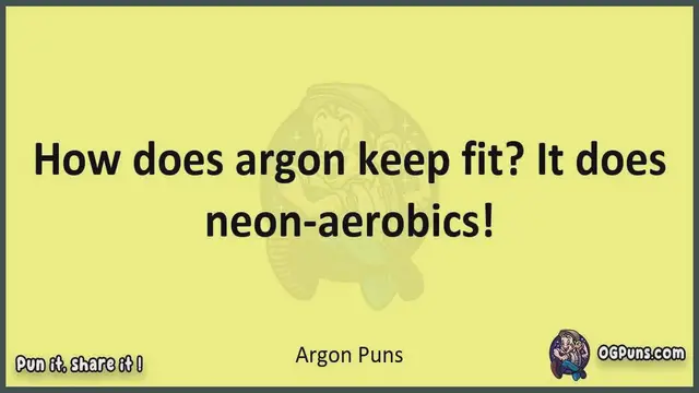 Video thumbnail for Argon - Jokes, Puns, Wordplays, and Laughter