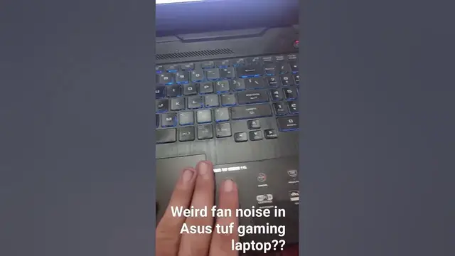 Video thumbnail for Weird Fan Noise in Asus TUF Gaming Laptop?? #shorts can anyone provide solution in comments