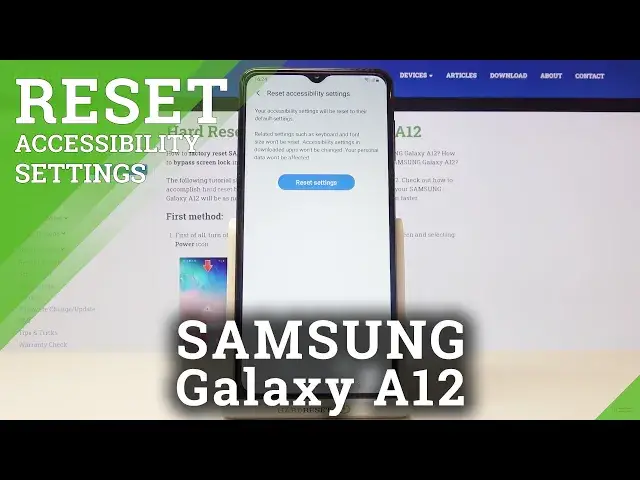 'Video thumbnail for How to Reset Accessibility Settings in SAMSUNG Galaxy A12 – Accessibility Preferences'