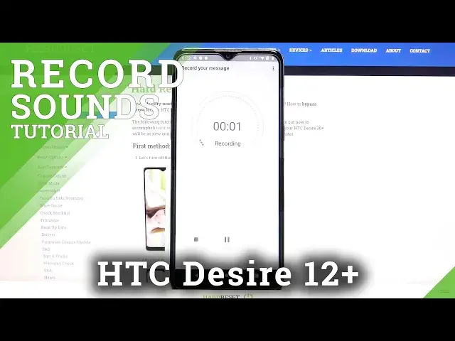 'Video thumbnail for How to Record Sounds in HTC Desire 20+ - Use Sound Recorder'