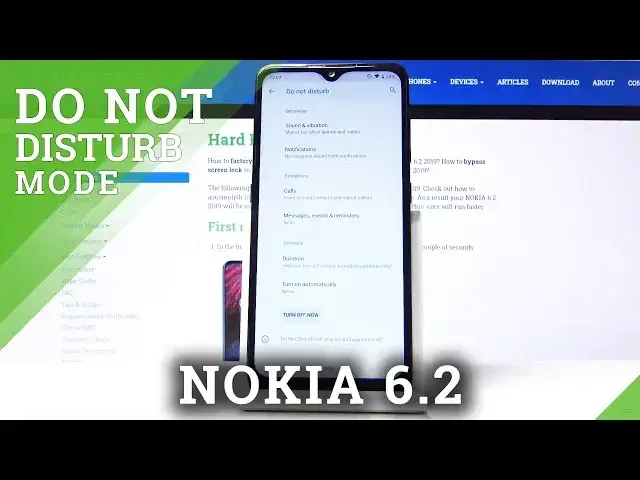 'Video thumbnail for How to Enter Do Not Disturb Mode in NOKIA 6.2 2019 – Silent Mode'