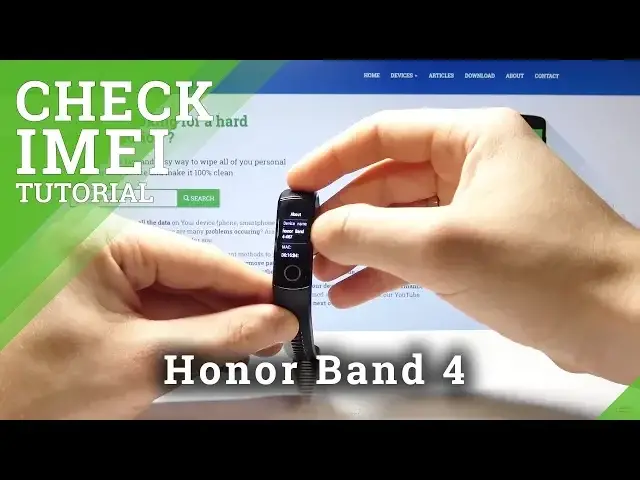'Video thumbnail for Check Serial Number of Honor Band 4 - Honor Band Serial Number'