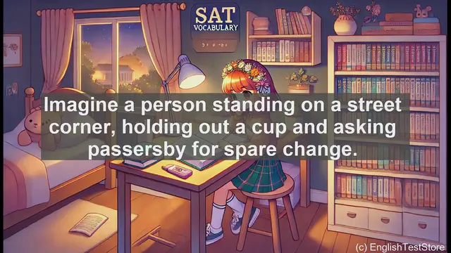 Video thumbnail for 5000 Must Know SAT Vocabulary - SAT Vocabulary: Understanding 'Mendicant'