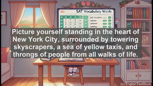 Video thumbnail for 5000 Must Know SAT Vocabulary - Metropolitan: The Essence of Urban Life Explained