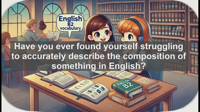 Video thumbnail for 1500 Must Know CEFR B2 Vocabulary - Master the Word 'Comprise': Elevate Your English Vocabulary