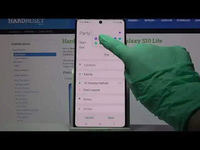 'Video thumbnail for How to Add Event to Calendar in SAMSUNG Galaxy S10 Lite – Use Google Calendar'