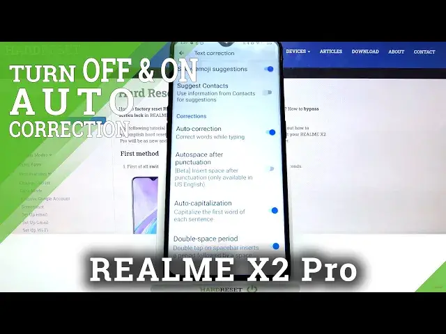 'Video thumbnail for REALME X2 Pro - How to Manage Auto-Correction in Keyboard Settings'