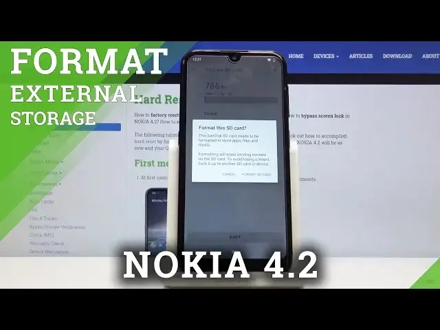 'Video thumbnail for How to Format SD Card in NOKIA 4.2 – Erase External Storage'