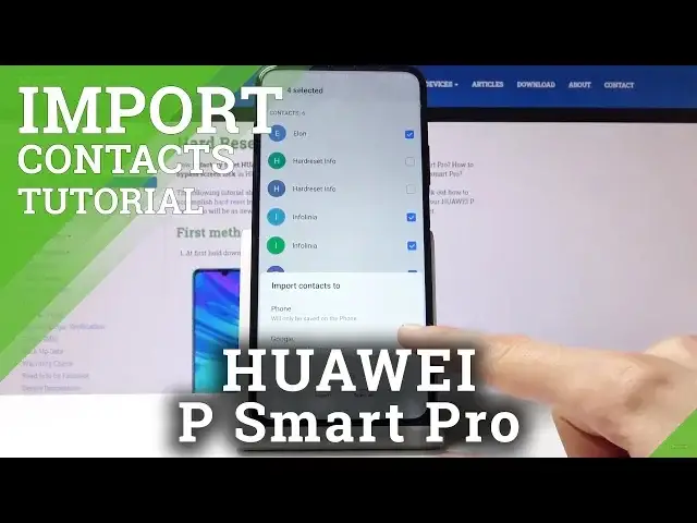 Video thumbnail for How to Import Contacts in HUAWEI P Smart Pro – Move Numbers