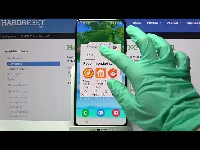 'Video thumbnail for Pop Up View and Floating Apps Mode - SAMSUNG Galaxy A51'