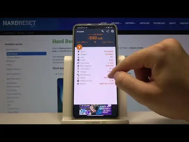 'Video thumbnail for How to Check Battery Info in XIAOMI Mi 11i – Ampere App'