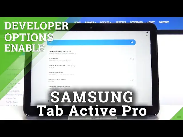 'Video thumbnail for How to Enter Developer Options in SAMSUNG Galaxy Tab Active Pro – Developer Features'