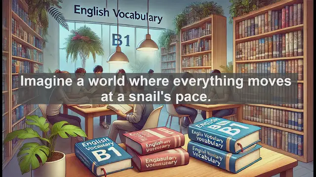 Video thumbnail for 2500 Must Know CEFR B1 Vocabulary - Mastering the Word 'Slow' in English: B1 Level Guide