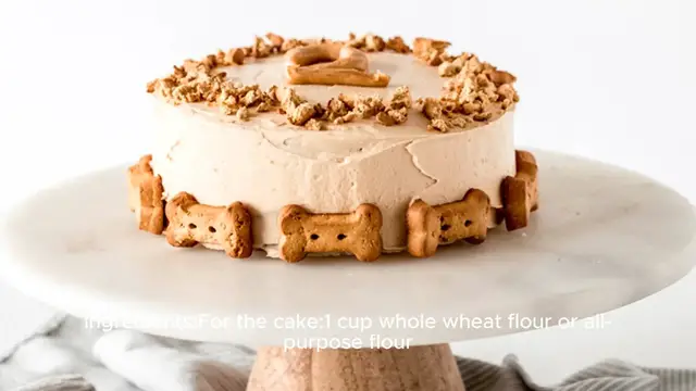 Video thumbnail for Dog cake recipe