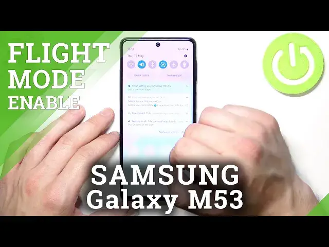 'Video thumbnail for How to Activate Airplane Mode on SAMSUNG Galaxy M53 - Disable Airplane Mode'