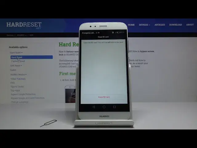 'Video thumbnail for How to Format SD card in HUAWEI GX8 – Reset External Storage'