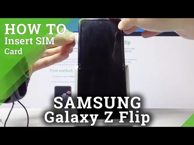 'Video thumbnail for How to Insert SIM in SAMSUNG Galaxy Z Flip – Nano SIM Installation'