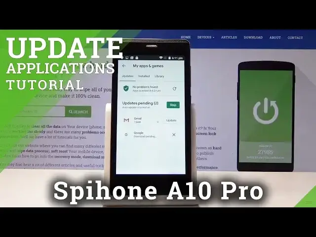Video thumbnail for How to Update Apps in SPIPHONE A10 Pro - Install Latest App Version