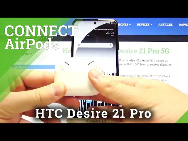 Video thumbnail for How to Connect AirPods to Android – Headphones and HTC Desire 21 Pro 5G
