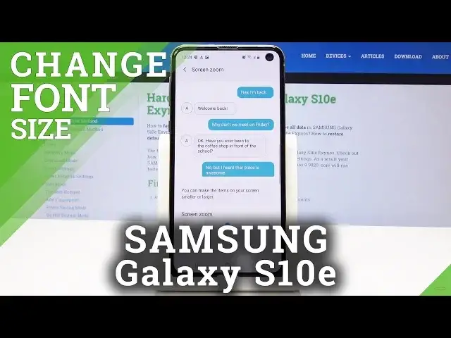 'Video thumbnail for How to Zoom Screen in Samsung Galaxy S10e – Change Dispaly Size'
