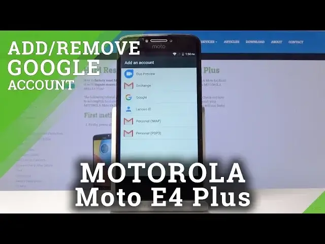 Video thumbnail for How to Add Google Account in MOTOROLA Moto E4 Plus – Remove Google User