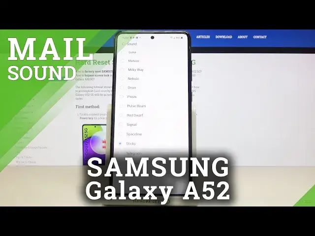 'Video thumbnail for How to Change Voicemail Notification Sound in SAMSUNG Galaxy A52 – Personalize Notification Settings'