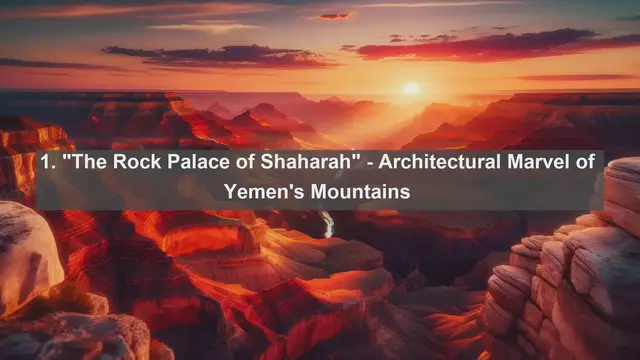 Video thumbnail for Discovering Yemen's Artistic Heritage: Top 10 Masterpieces Revealed